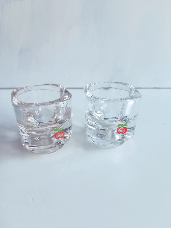 2 Bougeoirs pomme Gulf